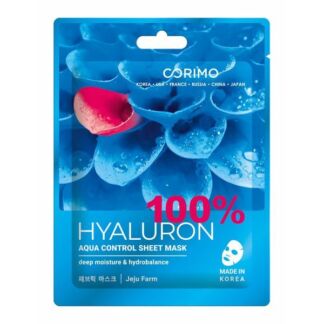 Маска тканевая для лица акваконтроль 100% Hyaluron Corimo/Коримо 22г Good T