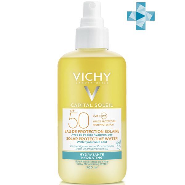 Спрей солнцезащитный двухфазный SPF50 Capital Soleil Vichy/фл. 200мл (MB232 2219854 фото 1