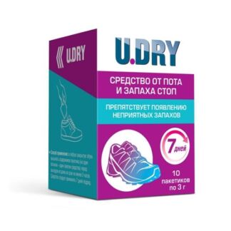 Дезодорант для ног U.Dry/Ю.Драй пак. 3г 10шт ООО  Эльфарма.ру RU
