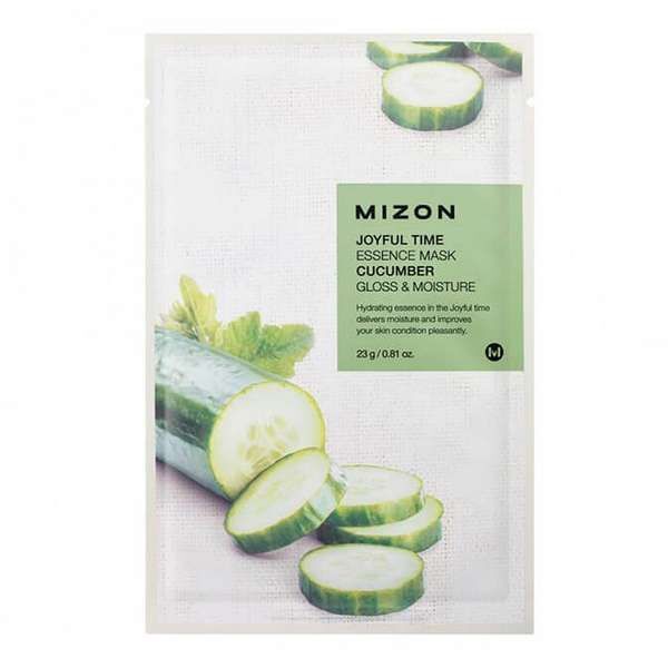 Маска тканевая для лица с экстрактом огурца Joyful time Mizon 23г Coson Co.