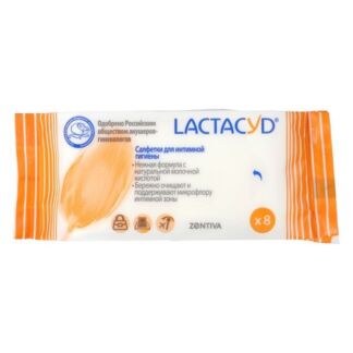 Салфетки для интимной гигиены Lactacyd/Лактацид 8шт ЗетТек ООО