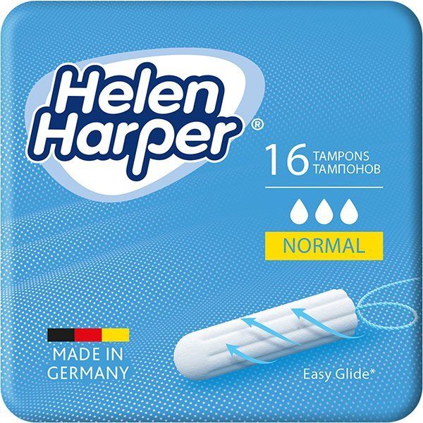 Тампоны гигиенические без аппликатора Normal Helen Harper/Хелен харпер 16шт 2836822 фото 1