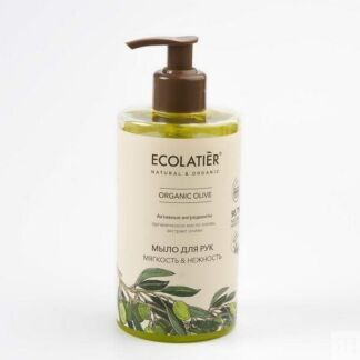 Мыло для рук Мягкость & Нежность Серия Organic Olive, Ecolatier Green 460 м