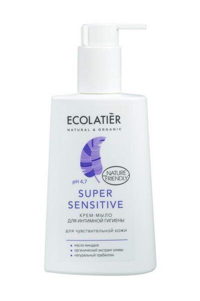 Крем -мыло для интимной гигиены Super Sensitive для чувствительной кожи, Ec