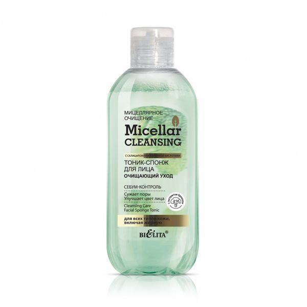 Тоник-спонж для лица Очищающий уход Micellar Cleaning Белита 200мл Белита С 2924542 фото 1