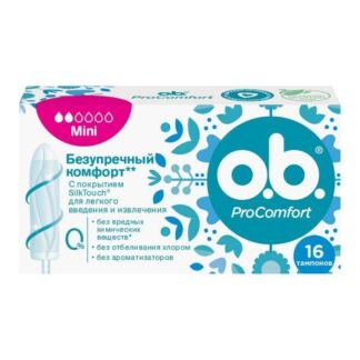 Тампоны гигиенические Mini ProComfort O.b./Оби 16шт Johnson & Johnson