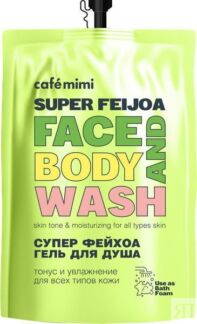 Гель для душа Super Food Супер Фейхоа (рефил), Cafe mimi 450 мл ДизайнСоап