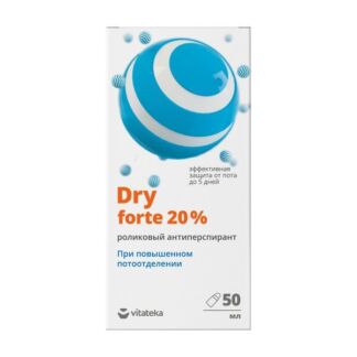 Ролик при повышенной потливости 20 %, Витатека Драй Форте/Vitateka Dry Fort