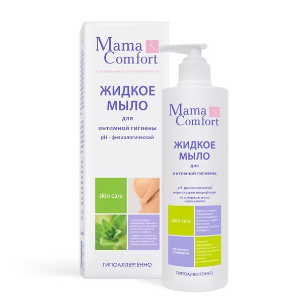 Мыло жидкое для женской интимной гигиены Mama Comfort/Мама комфорт 250мл На