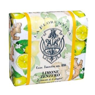 Мыло туалетное твердое Лимон и имбирь La Florentina/Ла флорентина 106г Sapo