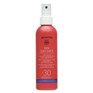 Спрей солнцезащитный для лица и тела тающий SPF30 Bee Sun Safe Apivita/Апив