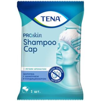 Шапочка влажная экспресс-шампунь для мытья головы Tena/Тена MacDonald&Taylo
