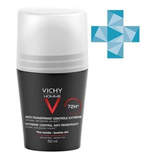 Дезодорант против избыточного потоотделения 72 часа Homme Vichy/Виши 50мл Л