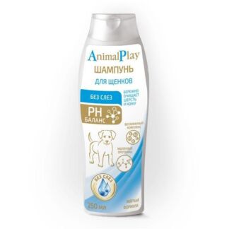 Шампунь для щенков с витаминами и молочными протеинами Без слез Animal Play