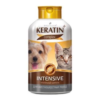Шампунь для жесткошерстных кошек и собак Intensive Keratin+ 400мл АО НПФ Эк