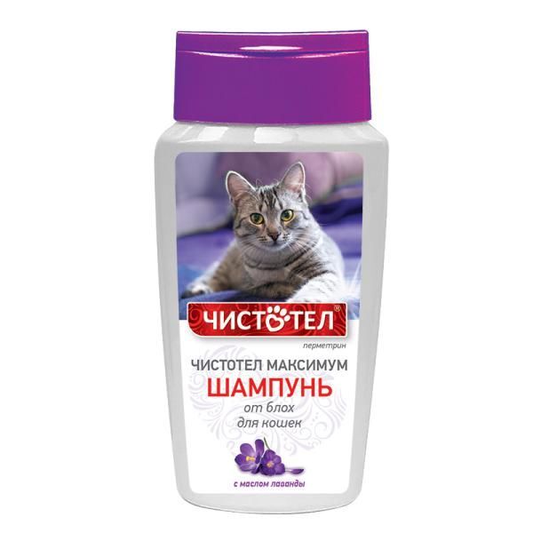 Шампунь для кошек Чистотел Максимум 180мл АО НПФ Экопром