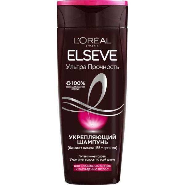 Шампунь для волос ультра Прочность Elseve/Эльсев 400мл L'Oreal
