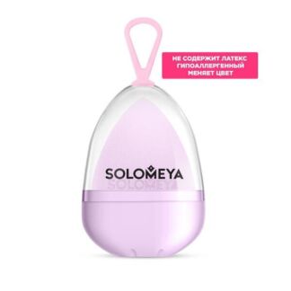 Спонж косметический для макияжа, меняющий цвет Purple-pink Solomeya Solomey