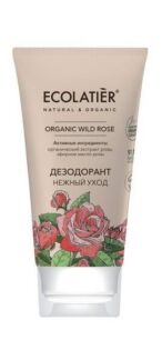 Дезодорант Нежный уход Серия Organic Wild Rose, Ecolatier Green 40 мл ЭкоЛа