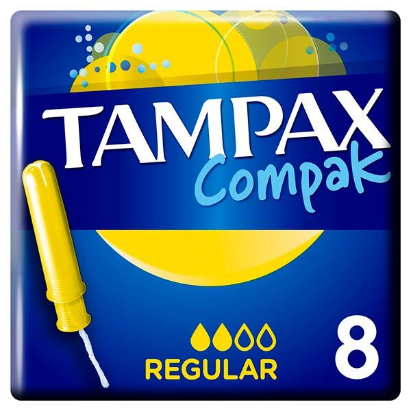 Тампоны с аппликатором Regular Compak Tampax/Тампакс 8шт Procter & Gamble 2983660 фото 1