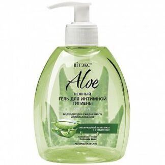 Гель для интимной гигиены нежный с D-пантенолом Витэкс Aloe 97% 300мл Витэк