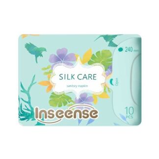 Прокладки гигиенические дневные 4 капли Silk Care Inseense 240мм 10шт Quanz