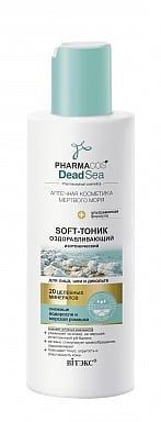Тоник-Soft изотонический для лица, шеи и декольте с минералами Мертвого мор