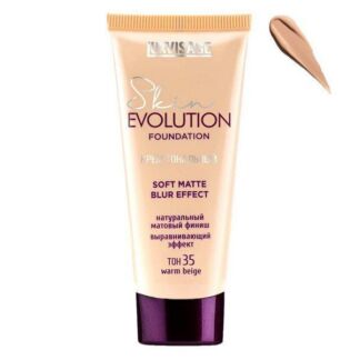 Крем тональный Warm beige Skin soft matte blur effect Evolution Luxvisage 3