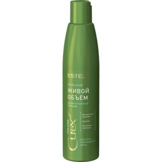 Шампунь для сухих, повреждённых волос живой объем Curex Volume Estel/Эстель