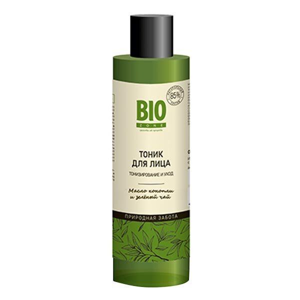 Тоник для лица тонизирующий масло конопли и зеленый чай BioZone/Биозон 200м