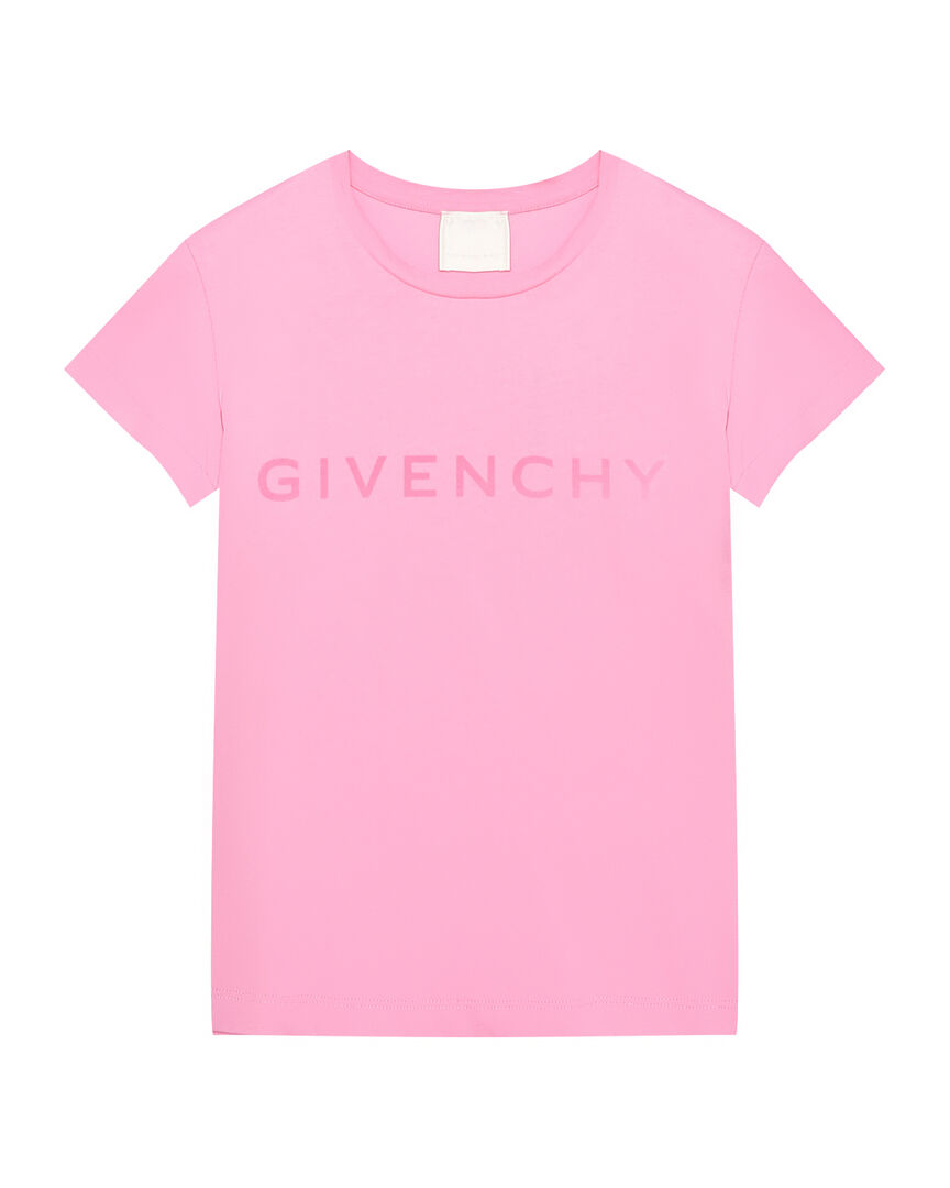 Футболка Givenchy лого в тон на груди и спине фото 1