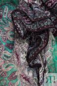 Платье Zimmermann Cutout Paisley-print Cotton Mini, зеленый/мультиколор 1647597319926628 | Forest green фото 2