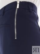 Укороченные зауженные брюки Slim на резинке zolla