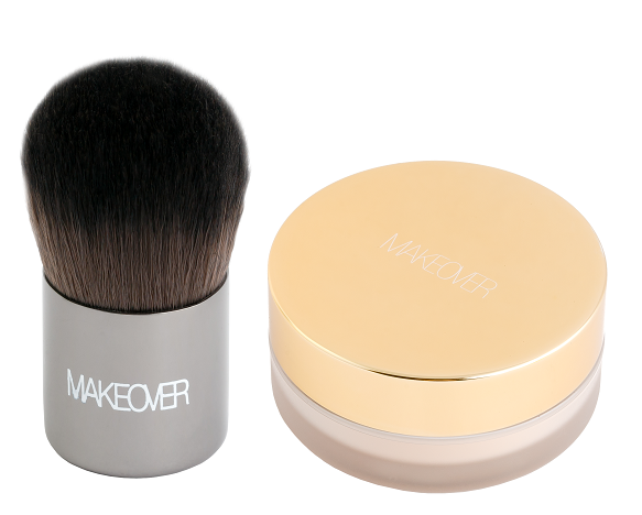 Рассыпчатая пудра с кисточкой Loose Powder Foundation With Mini Kabuki F0903 фото 1