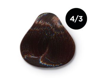 Перманентная крем-краска для волос Ollin Color (770273, 4/3, шатен золотист