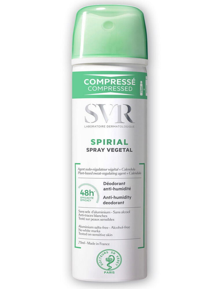 SVR Спириал растительный дезодорант-аэрозоль 75мл Дистрифарм