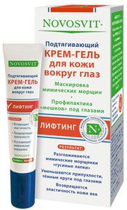 Новосвит Крем-гель д/кожи вокруг глаз подтягивающий 15мл Народные Промыслы фото 1