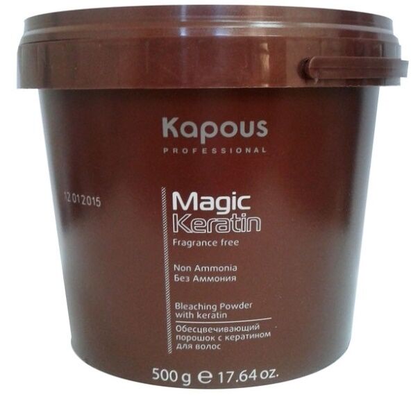 Осветляющая пудра в микрогранулах Non ammonia Magic Keratin (591, 500 г, 50 591 фото 1