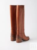 Кожаные ботинки seenia до колена Isabel Marant, коричневый