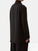 Двубортный шерстяной пиджак diomede The Row, черный