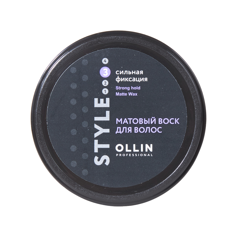 Матовый воск для волос сильной фиксации Strong Hold Matte Wax Ollin Style 729728 фото 1