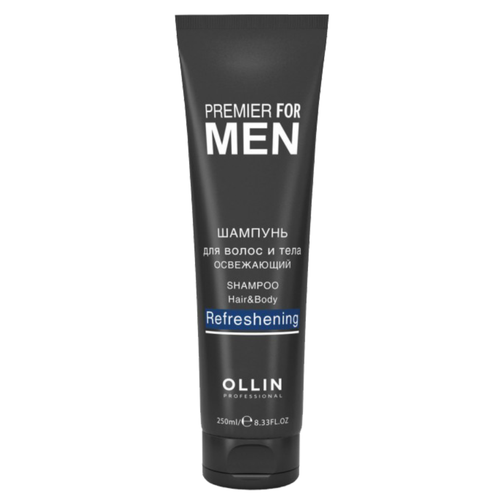 Освежающий шампунь для волос и тела Shampoo Hair&Body Refreshening Ollin Pr