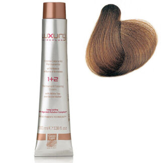 Стойкая крем-краска Матовый блондин 7.7 Luxury Hair Color Blond Mat 7.7