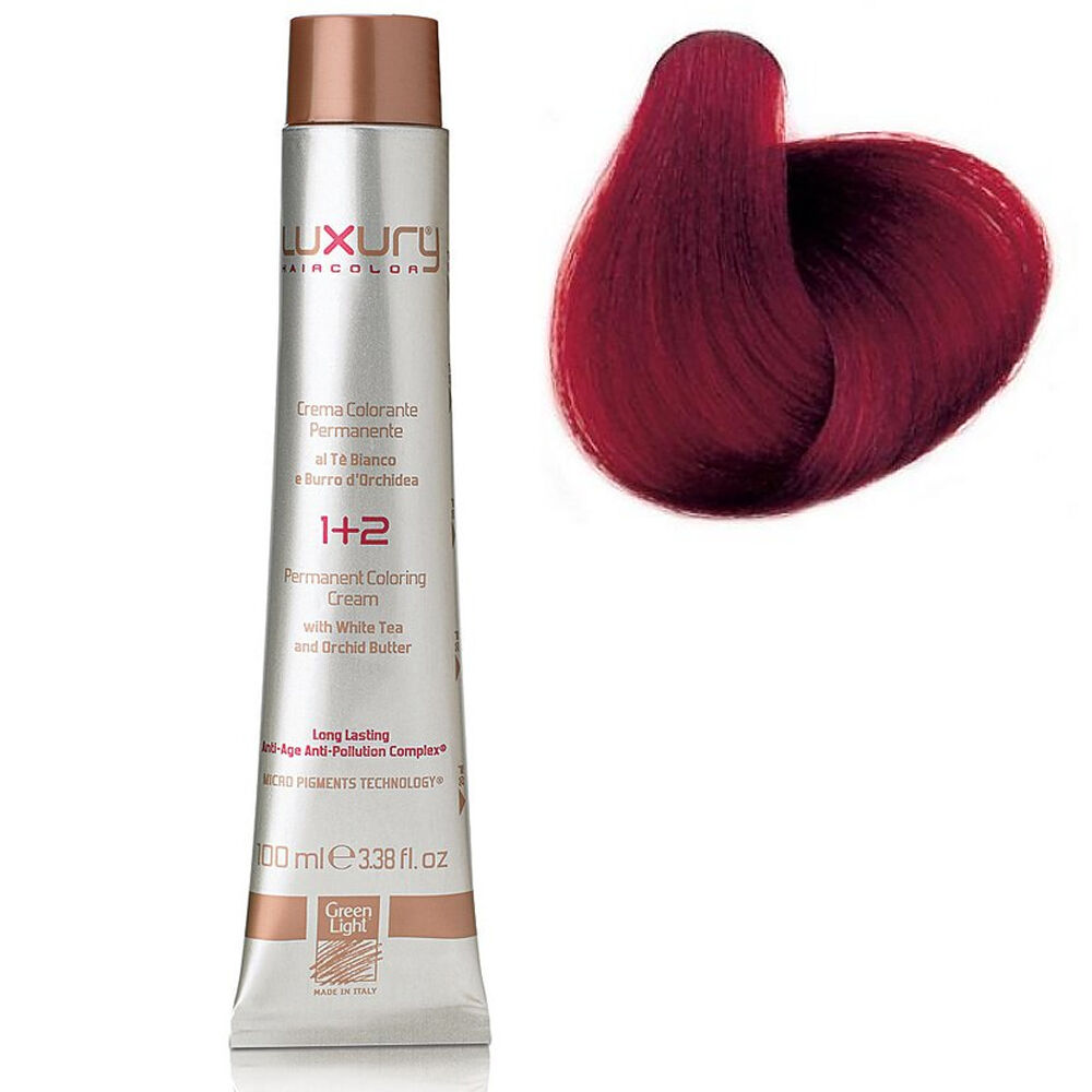 Стойкая крем-краска Красный фиолетовый блондин 7.62 Luxury Hair Color Red I 550039 фото 1