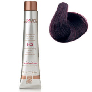 Стойкая крем-краска Интенсивный светлый фиолетовый каштан 5.22 Luxury Hair