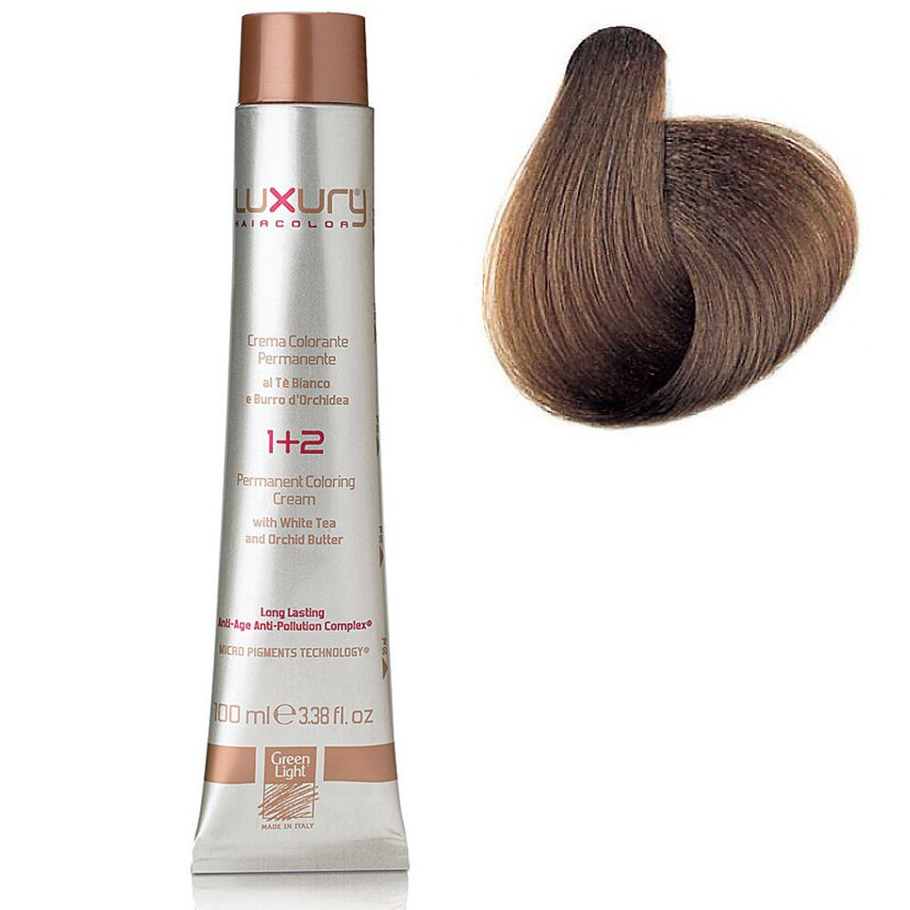 Стойкая крем-краска Интенсивный темный блондин 6 Luxury Hair Color Intense 550005 фото 1