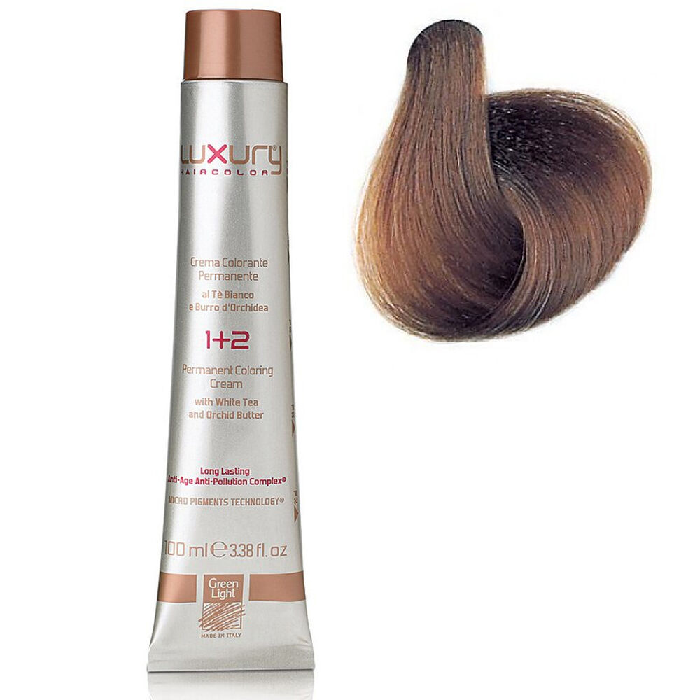 Стойкая крем-краска Светлый шоколад 7.8 Luxury Hair Color Light Gianduia 7. 550115 фото 1