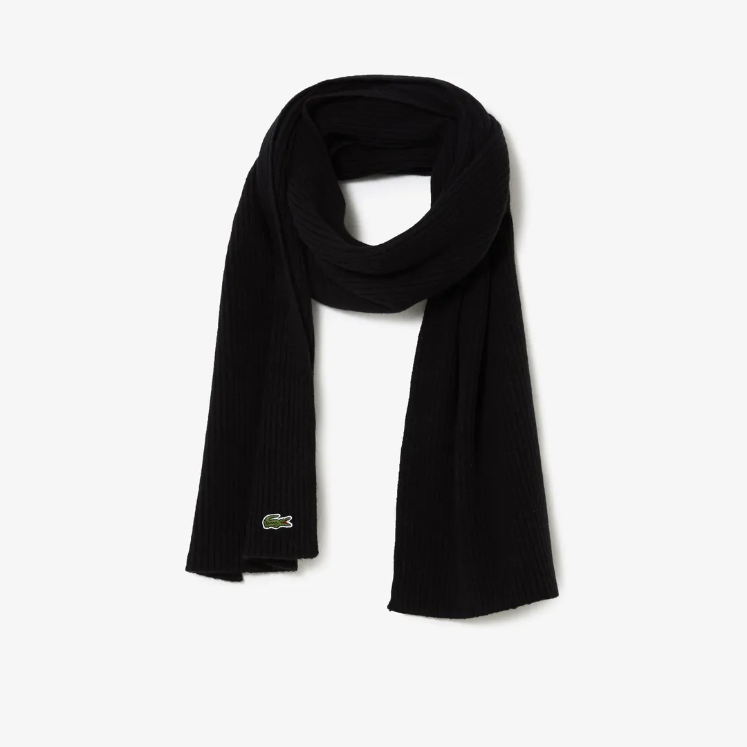 Шерстяной шарф Lacoste Unisex фото 1