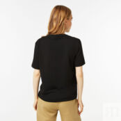 Женская футболка из хлопка премиум качества Lacoste