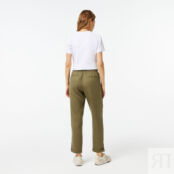 Женские брюки Lacoste с поясом на шнурке CARROT FIT